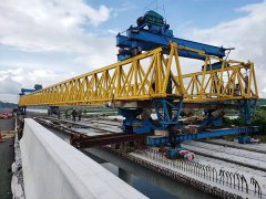 湖北孝感架桥机出租厂家120T安装方案
